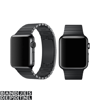 APPLE WATCH STALEN BANDJE ZWART - ELEGANT SERIES ™