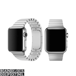 APPLE WATCH STALEN BANDJE ZILVER - ELEGANT SERIES ™