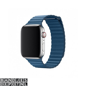 APPLE WATCH LEREN BANDJE BLAUW - CASUAL SERIES ™